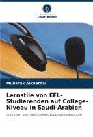 bokomslag Lernstile von EFL-Studierenden auf College-Niveau in Saudi-Arabien