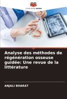 bokomslag Analyse des mthodes de rgnration osseuse guide