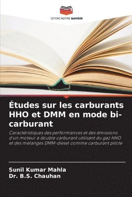 bokomslag tudes sur les carburants HHO et DMM en mode bi-carburant