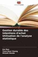 bokomslag Gestion durable des intentions d'achat Utilisation de l'analyse statistique