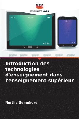 bokomslag Introduction des technologies d'enseignement dans l'enseignement suprieur