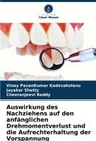 bokomslag Auswirkung des Nachziehens auf den anfnglichen Drehmomentverlust und die Aufrechterhaltung der Vorspannung