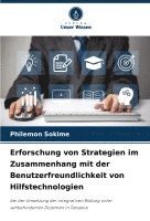 bokomslag Erforschung von Strategien im Zusammenhang mit der Benutzerfreundlichkeit von Hilfstechnologien