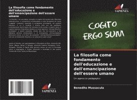 La filosofia come fondamento dell'educazione e dell'emancipazione dell'essere umano 1