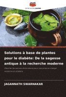 bokomslag Solutions  base de plantes pour le diabte