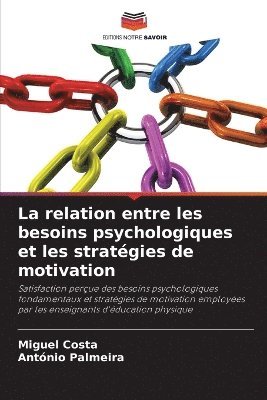 bokomslag La relation entre les besoins psychologiques et les stratgies de motivation