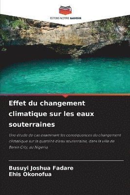 Effet du changement climatique sur les eaux souterraines 1