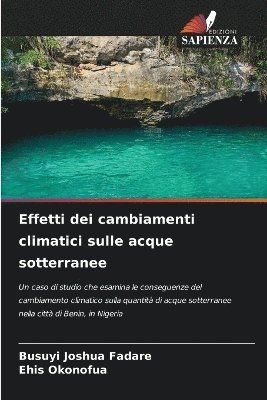 Effetti dei cambiamenti climatici sulle acque sotterranee 1