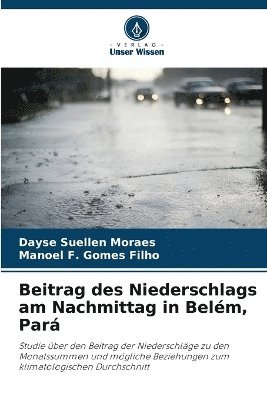 bokomslag Beitrag des Niederschlags am Nachmittag in Belm, Par