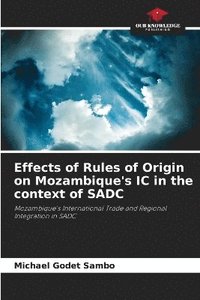 bokomslag Effects of Rules of Origin on Mozambique's IC in the context of SADC