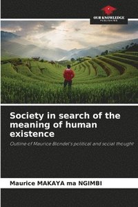 bokomslag Society in search of the meaning of human existence