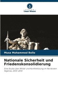 bokomslag Nationale Sicherheit und Friedenskonsolidierung