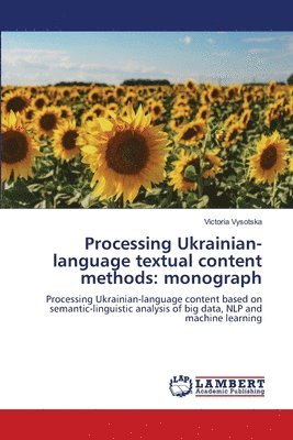 bokomslag Processing Ukrainian-language textual content methods