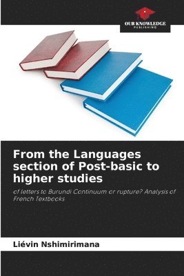 bokomslag From the Languages &#8203;&#8203;section of Post-basic to higher studies