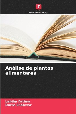 bokomslag Análise de plantas alimentares