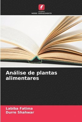 bokomslag Anlise de plantas alimentares