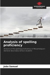 bokomslag Analysis of spelling proficiency