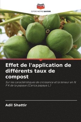 Effet de l'application de diffrents taux de compost 1