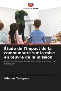 bokomslag Étude de l'impact de la communauté sur la mise en oeuvre de la mission