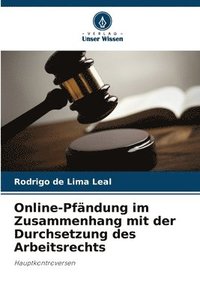 bokomslag Online-Pfändung im Zusammenhang mit der Durchsetzung des Arbeitsrechts