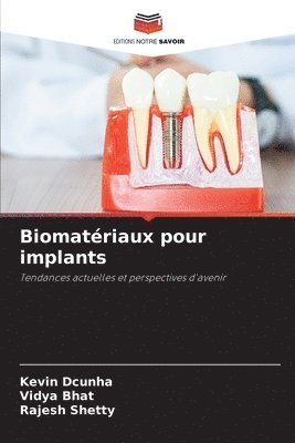 bokomslag Biomatriaux pour implants