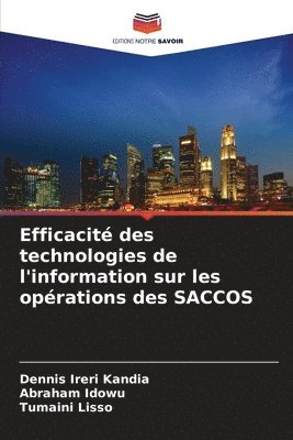 bokomslag Efficacit des technologies de l'information sur les oprations des SACCOS