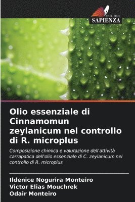 bokomslag Olio essenziale di Cinnamomun zeylanicum nel controllo di R. microplus