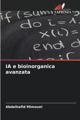 bokomslag IA e bioinorganica avanzata