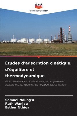 bokomslag tudes d'adsorption cintique, d'quilibre et thermodynamique