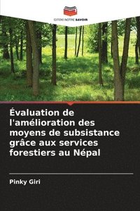 bokomslag valuation de l'amlioration des moyens de subsistance grce aux services forestiers au Npal