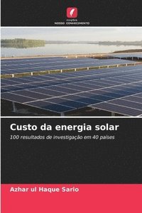 bokomslag Custo da energia solar