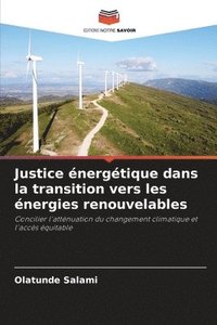 bokomslag Justice énergétique dans la transition vers les énergies renouvelables