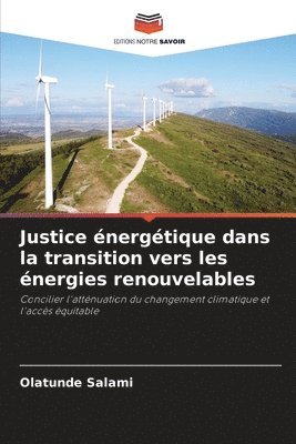 bokomslag Justice énergétique dans la transition vers les énergies renouvelables