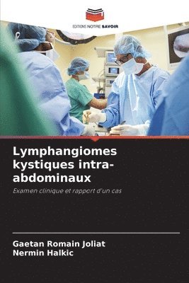 Lymphangiomes kystiques intra-abdominaux 1