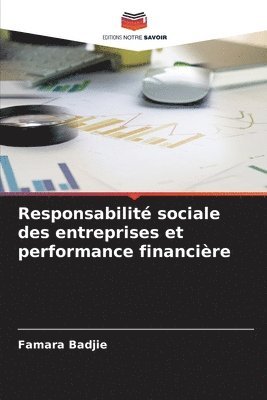 bokomslag Responsabilité sociale des entreprises et performance financière
