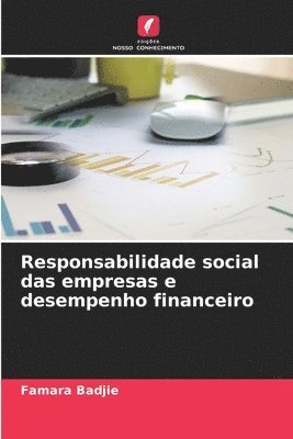 bokomslag Responsabilidade social das empresas e desempenho financeiro