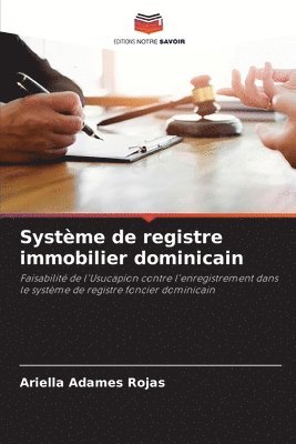 bokomslag Systme de registre immobilier dominicain