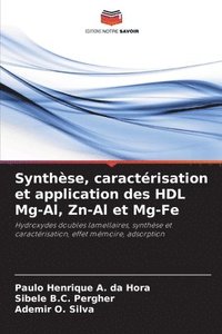 bokomslag Synthèse, caractérisation et application des HDL Mg-Al, Zn-Al et Mg-Fe