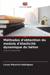 bokomslag Méthodes d'obtention du module d'élasticité dynamique du béton