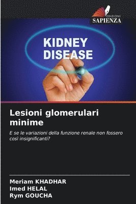 bokomslag Lesioni glomerulari minime