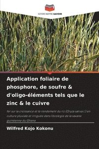 bokomslag Application foliaire de phosphore, de soufre & d'oligo-éléments tels que le zinc & le cuivre