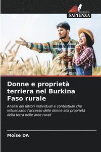 bokomslag Donne e propriet terriera nel Burkina Faso rurale