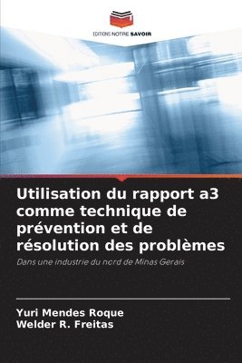 bokomslag Utilisation du rapport a3 comme technique de prvention et de rsolution des problmes