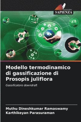 Modello termodinamico di gassificazione di Prosopis juliflora 1