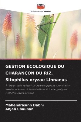 bokomslag GESTION COLOGIQUE DU CHARANON DU RIZ, Sitophilus oryzae Linnaeus