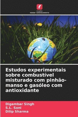 Estudos experimentais sobre combustível misturado com pinhão-manso e gasóleo com antioxidante