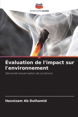 bokomslag valuation de l'impact sur l'environnement