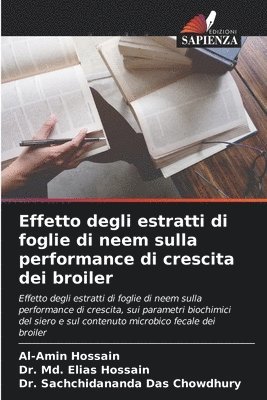 bokomslag Effetto degli estratti di foglie di neem sulla performance di crescita dei broiler