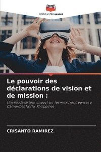 bokomslag pouvoir des déclarations de vision et de mission