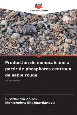 Production de monocalcium  partir de phosphates centraux de sable rouge 1